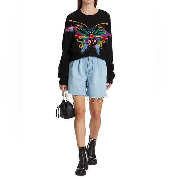 MOTHER The Pleated Fun Dip Short Fray | Size 24 - Picture 13 of 13